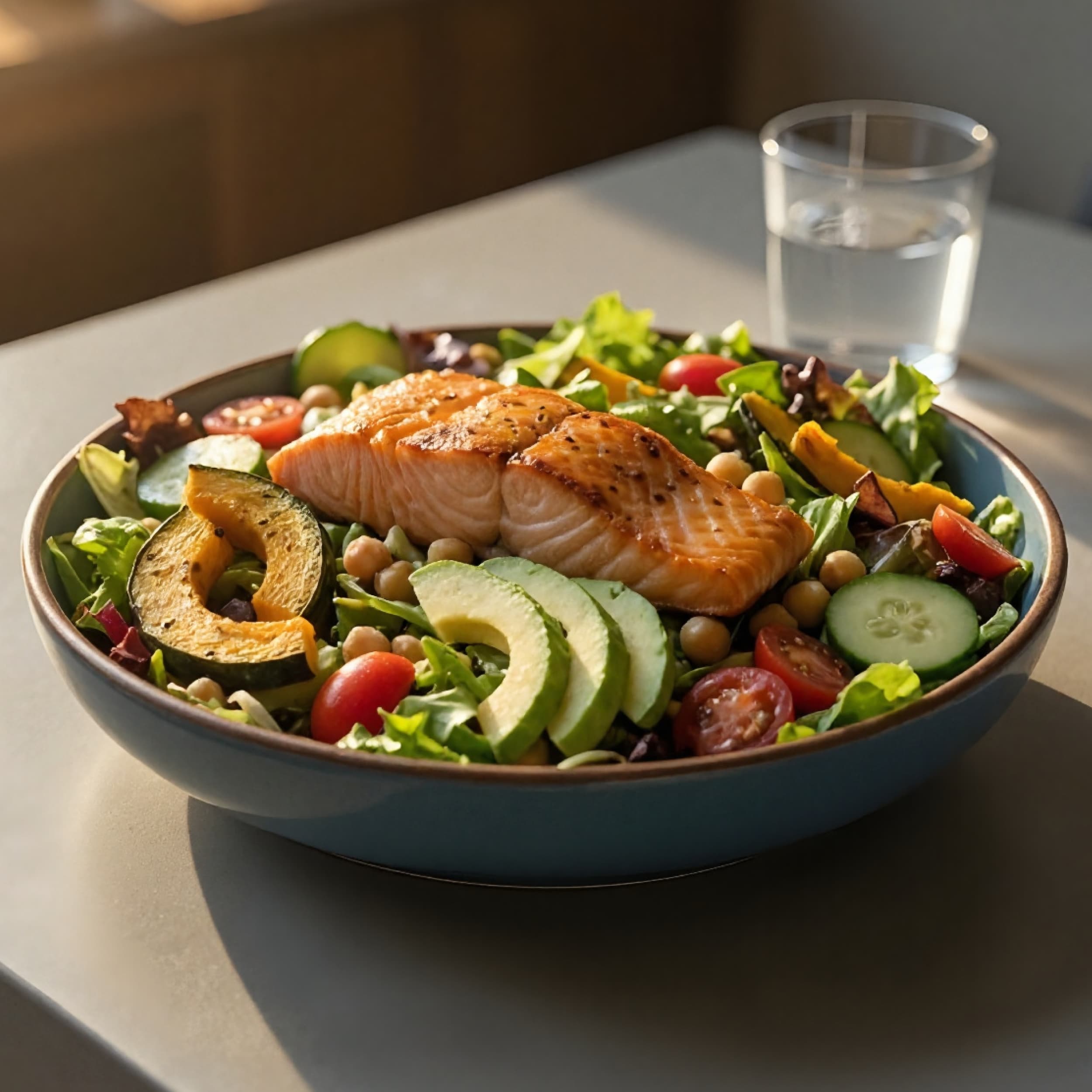 A healthy looking bowl of food